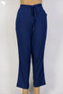Cambric Cotton Pants In Indigo Blue